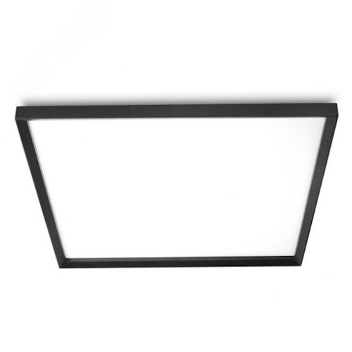 Светильник светодиодный ДВО-38Вт 3600Лм 4000К IP40 ГРИЛЬЯТО 588x588 матовый черный