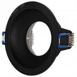 Светильник встраиваемый влагозащищенный под лампу MR16/GU5.3 (в комплект не входит) IP44 черный матовый WR4 SBK