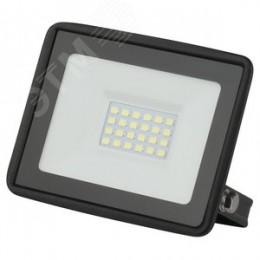 Прожектор светодиодный ДО-30 Вт 4000К 2400 Лм IP65 черный 30w нейтральный 200-240В LPR-023-0-40K-030