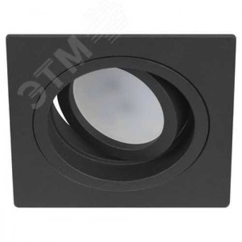 Светильник встраиваемый алюминиевый KL85 BK MR16/GU5.3 черный