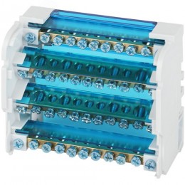 Шины на DIN-рейку в корпусе (кросс-модуль) ШНК 4х11 3L+PEN