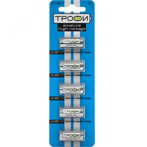 Батарейка Трофи A23-5BL ENERGY POWER Alkaline (100/1000/48000)