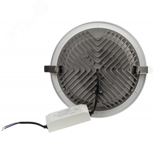 Светильник даунлайт светодиодный SDL-10-90-30K-W35 встраиваемый круглый 35Вт 3000K 3600Лм 228х228х66