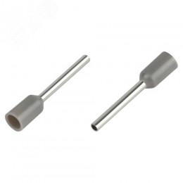 Наконечник-гильза с изолированным фланцем (упаковка 50 шт.) NO-225-83 НШвИ 0,75-12