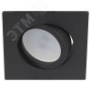 Светильник встраиваемый алюминиевый KL87 BK MR16/GU5.3 черный