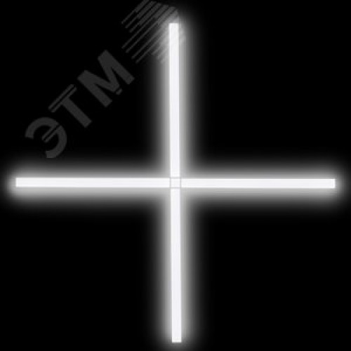 Светильник линейный светодиодный ДПО 48Вт 4000K 5500Лм 1180x70x55 черный подвесной SML-10-WB-40K-B48