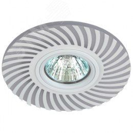 Светильник декор cо светодиодной подсветкой MR16, 220V, max 11W, белый DK LD32 WH /1