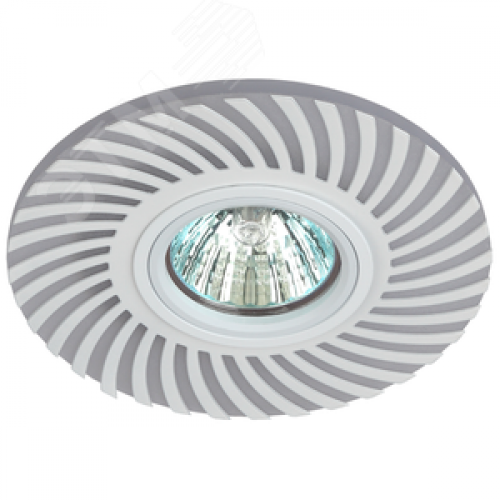 Светильник декор cо светодиодной подсветкой MR16, 220V, max 11W, белый DK LD32 WH /1