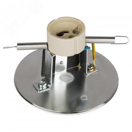 Подсветка накладной, GU10, D80х100мм, черный/хром (50/900)