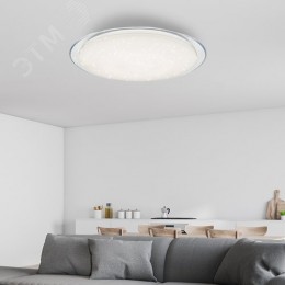 Светильник потолочный светодиодный Классик с ДУ SPB-6-70-RC Saturn 70Вт 3000-6500К с ДУ прозрачный кант