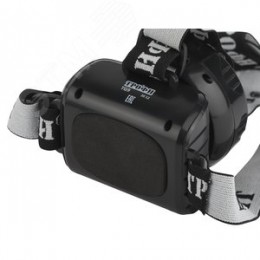 Фонарь налобный светодиодный 4Вт 50Лм IP40 LED 2 режима аккумуляторный TG9 черный