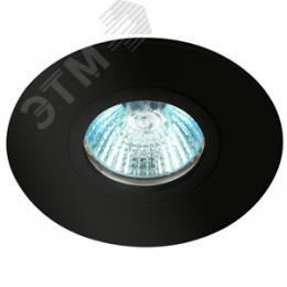 Светильник встраиваемый алюминиевый KL83 BK MR16/GU5.3 черный