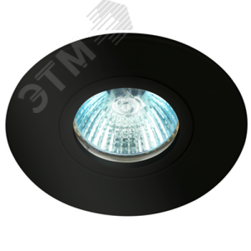 Светильник встраиваемый алюминиевый KL83 BK MR16/GU5.3 черный