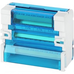 Шины на DIN-рейку в корпусе (кросс-модуль) ШНК 4х11 3L+PEN