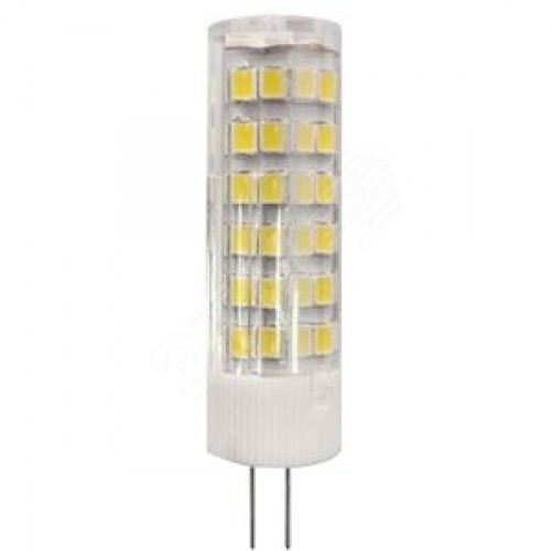 Лампа светодиодная LED 7 Вт 560Лм 4000К капсула нейтральный G4 170-265В LED JC-7W-220V-CER-840-G4 Standart