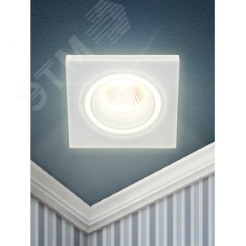 Светильник встраиваемый декоративный DK91 WH MR16/GU5.3 белый