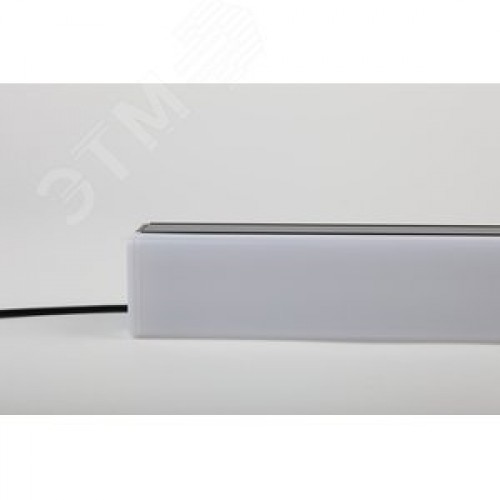 Светильник линейный светодиодный ДПО 48Вт 4000K 5500Лм 1180x70x55 черный подвесной SML-10-WB-40K-B48