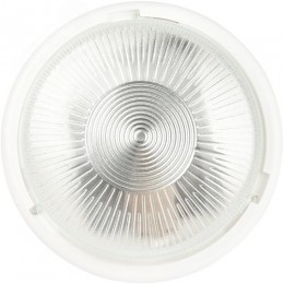 Светильник НБО 05-100-001 с ободком Рондо пластик/стекло IP44 E27 max 100 Вт круг белый