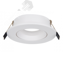 Светильник встраиваемый декоративный KL92 WH MR16/GU5.3 белый, пластиковый (MR16/GU5.3 в комплект не входит)