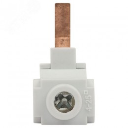 Клеммы силовые вводные КВМ NO-224-147 для модульного оборудования 4-25 мм2 изогнутая боковое подключение PIN