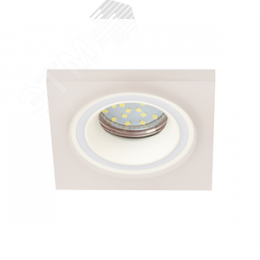 Светильник встраиваемый декоративный DK91 WH MR16/GU5.3 белый