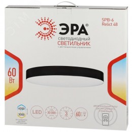 Светильник потолочный светодиодный SPB-6-60-RC Relict WH с ДУ 60Вт 3000-6500К Белый
