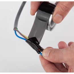 Изолента PRO PROSS25 силиконовая самослипающаяся 25 мм х 3 м черная