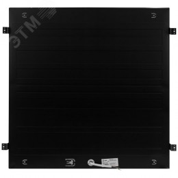 Светильник светодиодный ДВО-38Вт 3600Лм 4000К IP40 ГРИЛЬЯТО 588x588 матовый черный