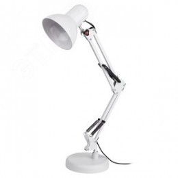 Светильник настольный белый N-214-E27-40W-W
