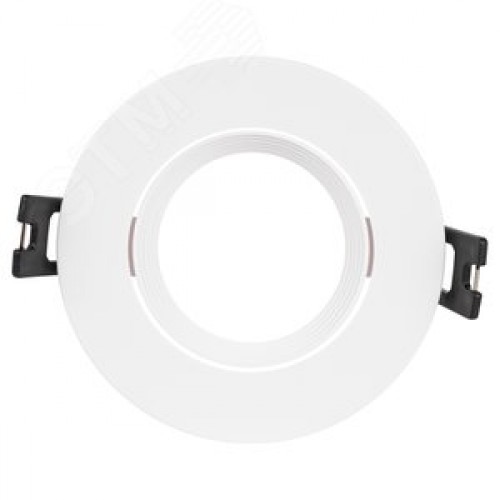 Светильник встраиваемый декоративный KL92 WH MR16/GU5.3 белый, пластиковый (MR16/GU5.3 в комплект не входит)