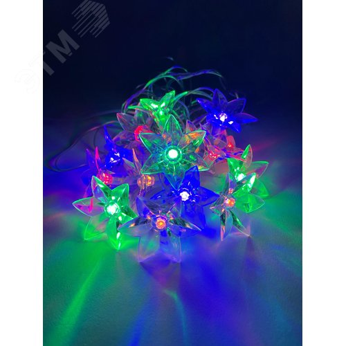 ENIN-3Z Гирлянда LED Нить Цветы 3 м мультиколор, 220V, IP20 (36/864)