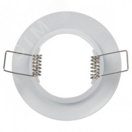 Светильник штампованный MR16,12V/220V, 50W белый ST3 WH