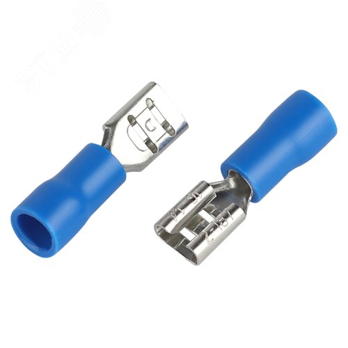 Разъем плоский NO-225-126 РпИм 2-5.0-0.8 изолированный «розетка» (упаковка 50 штук)