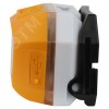 Фонарь налобный светодиодный 3Вт 400Лм IP40 SMD 4 режима аккумуляторный GA-810 желтый сенсорный micro-USB