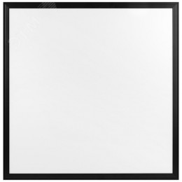 Панель светодиодная ДВО-40Вт 3420Лм IP40 4000К ГРИЛЬЯТО 588x588x8 черная (требуется драйвер Б0039417) SPL-540-B-40K-040