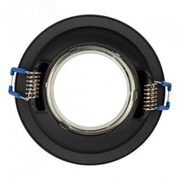 Светильник встраиваемый влагозащищенный под лампу MR16/GU5.3 (в комплект не входит) IP44 черный матовый WR4 SBK