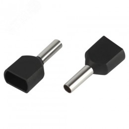 Наконечник-гильза с изолированным фланцем (упаковка 10 шт.) NO-225-13 (двойной) НШвИ(2) 1,5-8