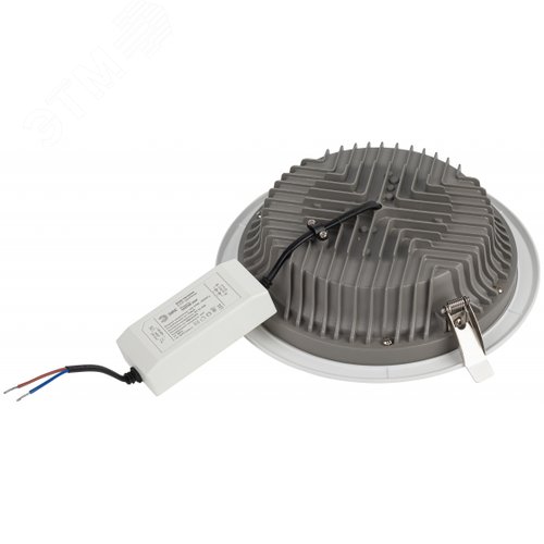 Светильник даунлайт светодиодный SDL-10-90-30K-W35 встраиваемый круглый 35Вт 3000K 3600Лм 228х228х66