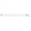 Светильник светодиодный линейный ДБО 50Вт 4000K 5500Лм 1500х75х25 матовый SPO-5-50-4K-M