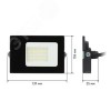 Прожектор светодиодный ДО-30 Вт 6500К 2100 ЛмIP65 200-240В встроенный датчик движения черный 30w холодный корпус LPR-041-1-65K-030