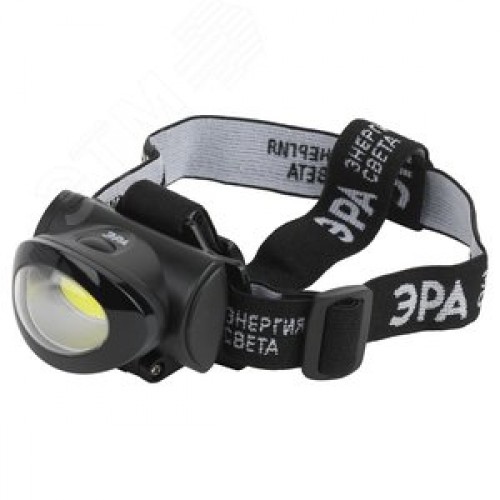 Фонарь налобный светодиодный 5Вт 150Лм IP40 COB 3 режима на батарейках 3xAAA (в комплект не входят) GB-601 черный