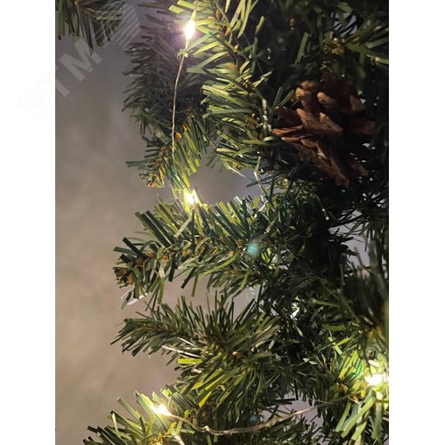 Гирлянда LED Нить 5 м теплый свет, АА ENIN -5NW