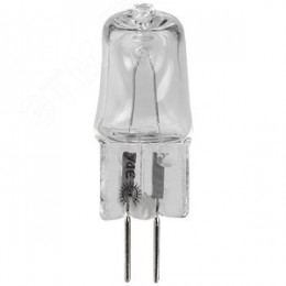 Лампа накаливания галогенная G4-JC-20W-12V (галоген, капсула, 20Вт, нейтр, G4) (100/1000/35000)