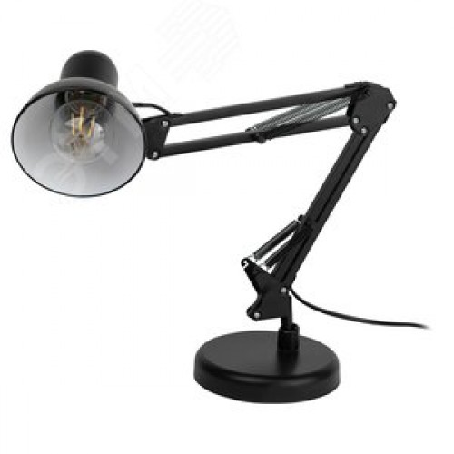 Светильник настольный черный N-214-E27-40W-BK