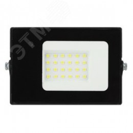 Прожектор светодиодный ДО-30 Вт 6500К 2100 ЛмIP65 200-240В встроенный датчик движения черный 30w холодный корпус LPR-041-1-65K-030