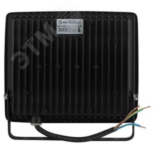 Прожектор светодиодный ДО-100 Вт 6500К 8000 Лм IP65 черный 100w холодный 200-240В LPR-023-0-65K-100