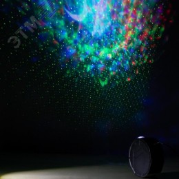 Проектор Ночь, лазерный, динамичный, ПДУ, IP20, USB, 220В EGNDS -ZN