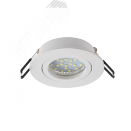 Светильник встраиваемый алюминиевый KL86 WH MR16/GU5.3 белый