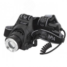 Фонарь налобный светодиодный 5Вт 400/200Лм IP40 SMD 3 режима аккумуляторный GA-805