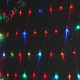 ENIS-01R Гирлянда LED Сеть 1,8 м*1,5 м RGB 8 режимов, 220V, IP20 (60/720)